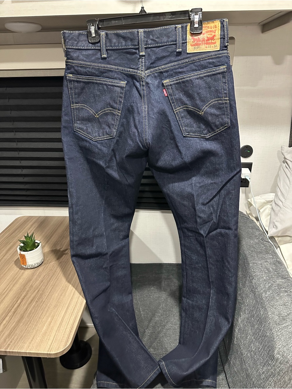 Levi's 517 Men's Dark Blue Straight Leg Jeans 32 x 32
